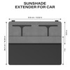 Polarized Car Sun Visor Extender, Upgraded Polarized Extender Sun Blocker