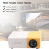 HD Projector, Mini Stylish Home Theater Portable LED Projector HD