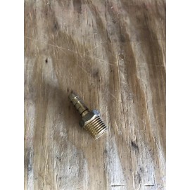 Unbranded/Generic BRASS HOSE BARB FITTINGS,   5Pack  AIR/ WATER/FUEL -1/4 X 1/4 MALE PIPE 102-4-4