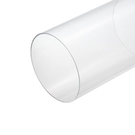 sourcing map Acrylic Pipe Clear Rigid Round Tube 145mm ID 150mm OD 10" for Lamps and Lanterns, Water Cooling System