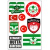 Daged Turkey Giresun Sticker Card 9 Pieces - Car Motorcycle