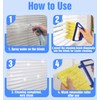 2 Pcs Blind Duster for Wood Blinds, 7 Finger Blind