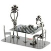 Steelman24 I Nuts and bolts sculpture Chess Player I Handmade