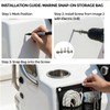 Marine Mesh Double Pocket Boat Gear Storage Bag, Polyester Boat