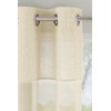 Maple Textiles Eyelet Ring Top Heading Voile Curtain Panels Soft