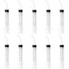 Dental Irrigation Syringe with Curved Tip,10Pcs Curved Tip Syringe Dental