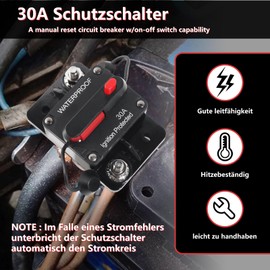 30 A Circuit Breaker 12-48 V DC The Yate Car Isolator Switch In Protects Automatic Fuses Circuits