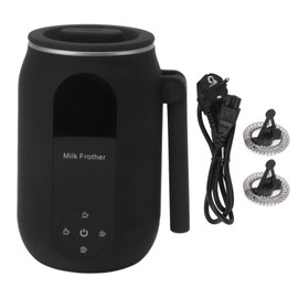 Instant-Milchaufschäumer, Elektrischer Milchaufschäumer, Automatischer Kaltschaumbereiter, Heiß- und Kaltschaumbereiter und Milchwärmer für Latte, Cappuccino, Macchiato, (EU-Stecker 220 V 400 W)