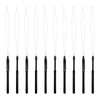 Sibba 10PCS Hair Extensions Loop Needle Threader Bead Device Pulling