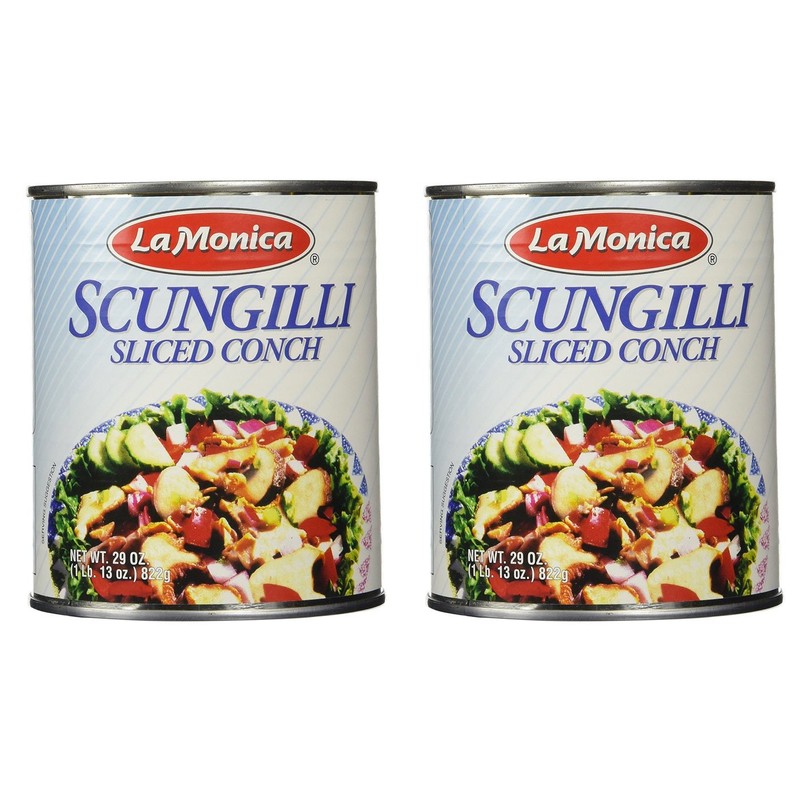 Lamonica Fine Foods Scungilli, Sliced Conch, 29-Ounce - Pack of