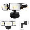 Onforu 75W Flood Lights Outdoor, 7000LM Brightness Security Lights Switch