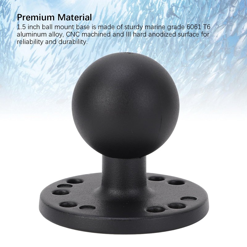 1.5in Ball Mount, Universal Electronic Device Mounting Base with AMPS