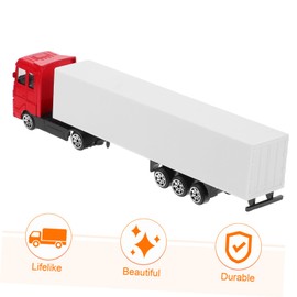 Toyvian Truck Model Toy Car Pull Back Car Push and Go Vehicles Pull Back Toy Cars Pull Back Friction Cars Pushchair Alloy Miniature Toddler