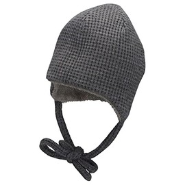 Sterntaler Boys Waffle Beanie Hat, smoke Grey