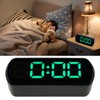 LED Clock Dual Mode Auto Dimming Temperature Display Snooze Function