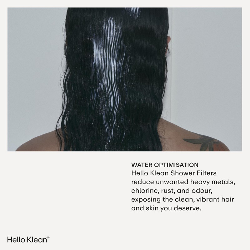 Hello Klean Shower Filter in Beige - Filter Unwanted Metals,