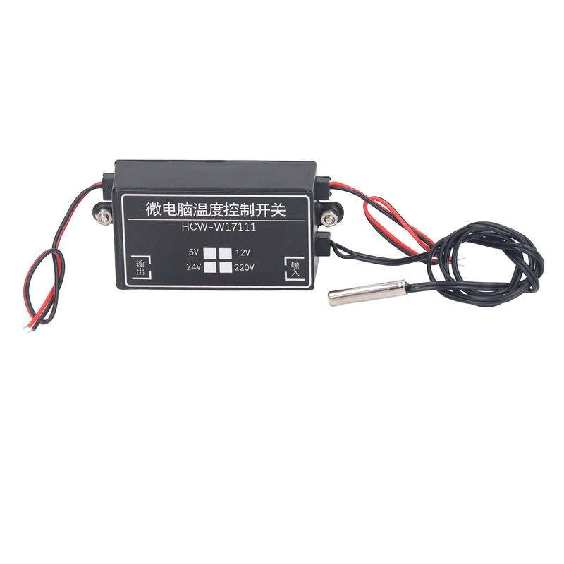 Temperature Controller 12V Microcomputer Digital Thermostat Adjustable Command Type High