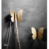 Primst 3PCS Brass Butterfly Hooks with Screws, Decorative Wall Mounted