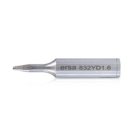 Ersa Ersadur 0832YD Long-Life Soldering Tip Straight Chisel-Shaped 1.6 mm Wide with Ersadur Coating