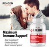 Re+Gen Nutrition H Rescue Immune Support Supplement for Adults, Capsules