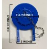 NUFLUSH Flexible Silicone Flapper fits all Two inch Flush Holes