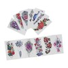 20pcs Temporary Tattoos Stickers Waterproof Long Lasting Flower Fake Tattoo