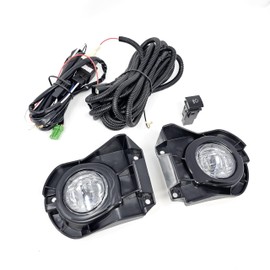 LEDIN White LED Fog Light Set Compatible For 2022-2024 TY Corolla Cross Switch Wire Bracket Kit