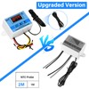 diymore Digital Temperature Controller AC 110V-220V Microcomputer Thermostat Controller Switching