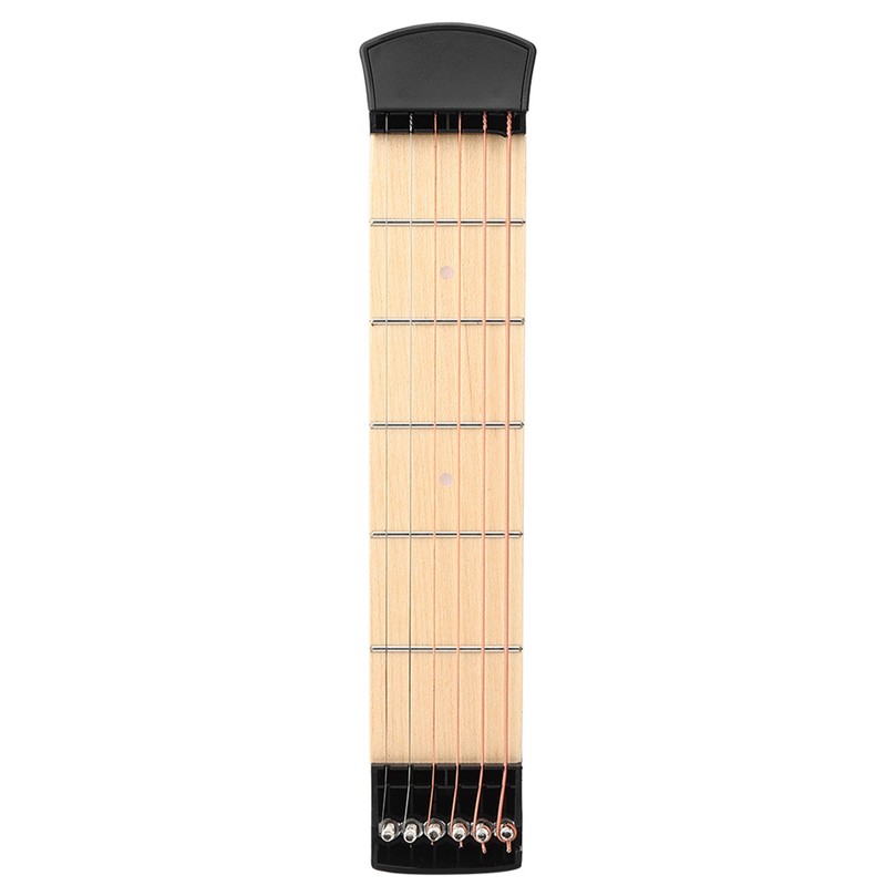 New Portable 6 Fret Pocket Guitar Left Hand for Beginner