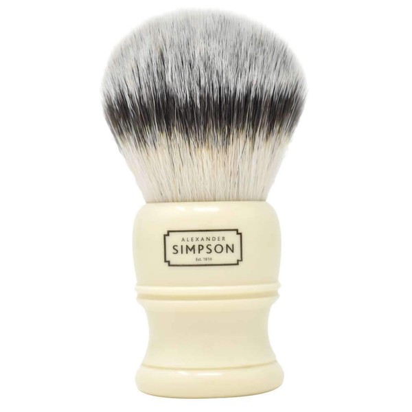 Simpsons Trafalgar T3 Synthetic Shaving Brush with Cream Handle -