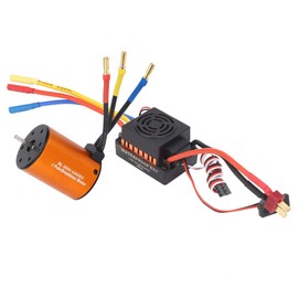 1/10 Motor ESC Combo, 3650 4300KV Brushless Motor 60A ESC Electronic Speed Controller Combo Spare Parts