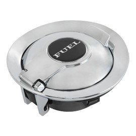 CARMOCAR gas cap Fuel Filler Chrome 68250120AA Replacement for 2008-2023 Dodge Challenger gas tank door