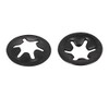 sourcingmap® 5mm x 12mm Internal Tooth Starlock Star Lock Locking