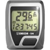 Union 5N Cycle Computer with 5 Functions, unisex, gray, 0