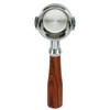 Saluaqui E61 58 mm Bottomless Portafilter, Double Coffee Brew Handle