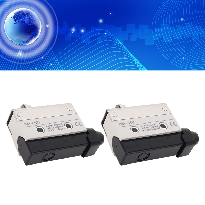 2 Pcs Micro Limit Switch 600OF 100RF 2PT 0.8OT 0.8MD