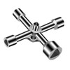 DmDoyy Triangular Key, Universal Control Cabinet Key, 5 Size Inner