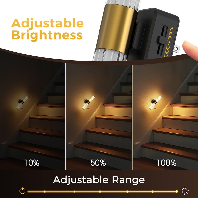 L LOHAS LED Rotating Night Light, Night Lights Plug into