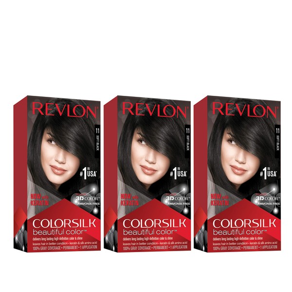 REVLON Colorsilk Beautiful Color Permanent Hair Color with 3D Gel