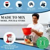 Topcover Silicone Bowl Liners for Kitchen,Silicone Liners Mixer for 5