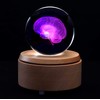 3D Human Brain Anatomical Model Paperweight(Laser Etched) in Crystal Glass