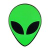 Pinsanity Green Alien Head Enamel Lapel Pin