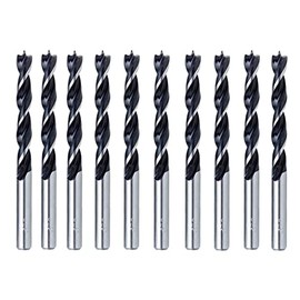 Brad Point Woodworking Drill Bit 1/8 in.Spur Point Drill Hardwood Softwood-10Pcs