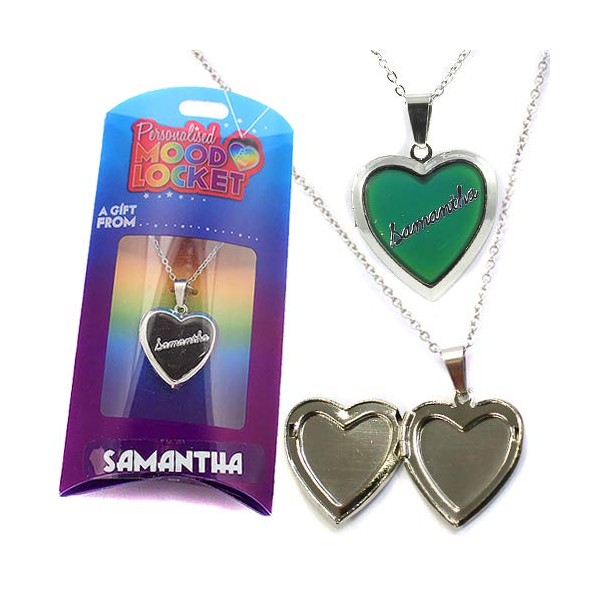 Stands Out Personalised Mood Locket Necklace - Samantha