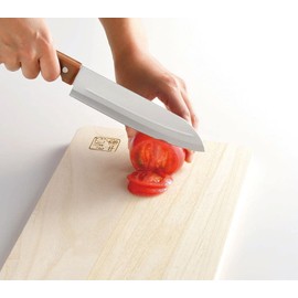 Takaaki Nakamura Wooden Cutting Board, Paulownia Wood, M, Approx. Length 8.3 x Width 14.6 x Thickness 0.8 inches (21 x 37 x 2 cm), Lightweight, Easy to Handle, Quick Drying, Hygienic