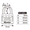 Master Lock [Regular Import Goods] "Magnum" Cylinder Padlock (Professional) 4