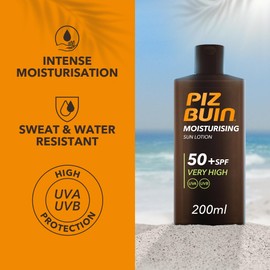 Piz Buin Piz Buin Moisturising Sun Lotion SPF50+, 200ml (Packaging May Vary)
