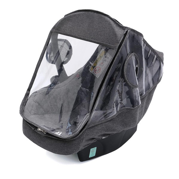 Rain Cover for Baby Seat, Transparent Universal Baby Car Seat