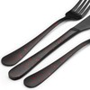 O.C.E. Matte Black Silverware Set, Stainless Steel Flatware Set, 20-Piece