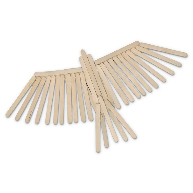 Sargent Art Economy Craft Sticks, Wood 100 Piece, Perfect Wooden